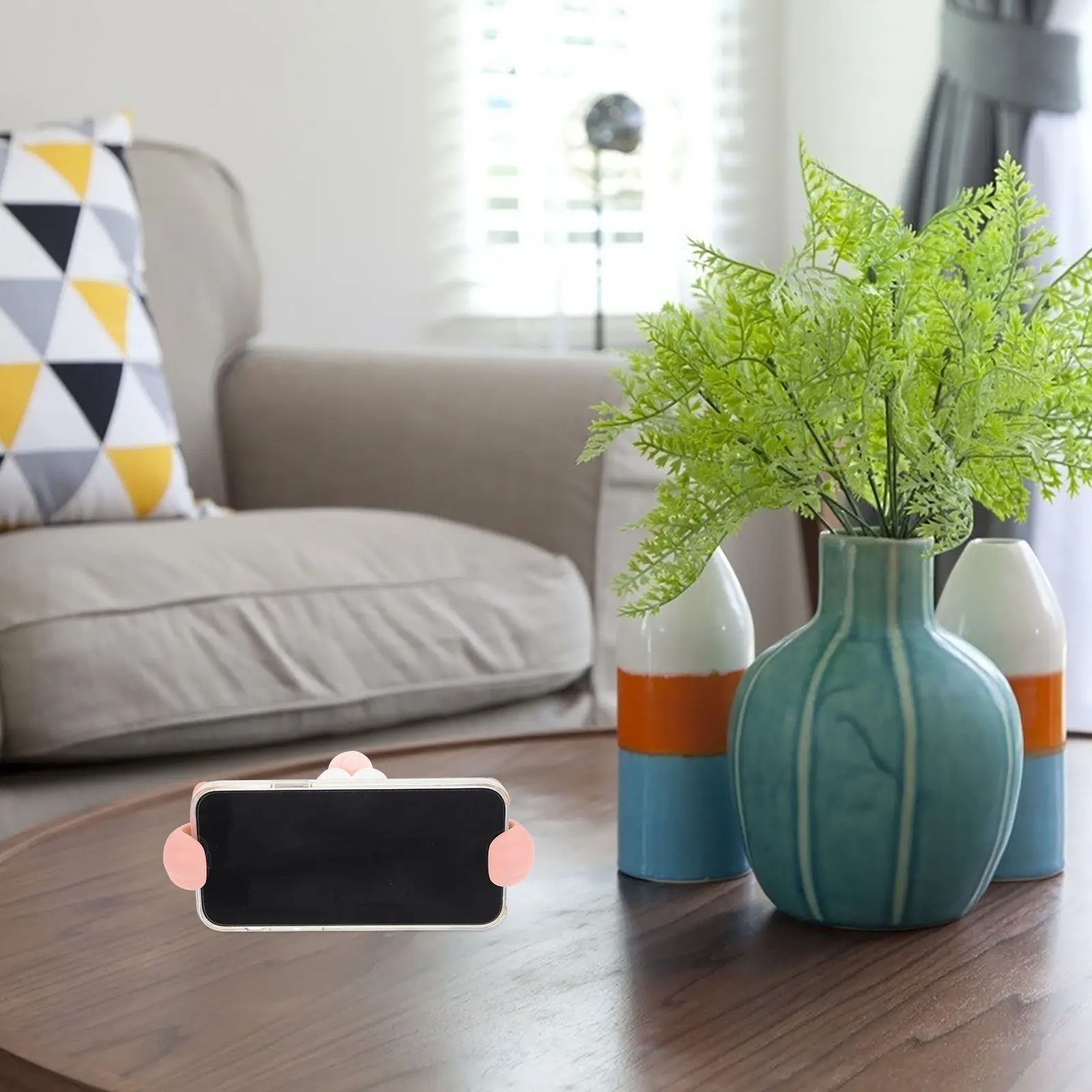 1pcs Cartoon Holder Thumb Shape Cell Stand For Bed Car Table, Lazy Phone Holder, Household Phone Bracket, Creative Smartphone view 2