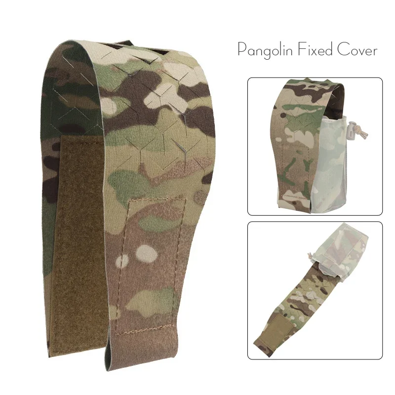 Laser-Cuting Nylon Pangolin Fixed Cover Tactical Chest Rig Mag Pouch Secure Flap Closure for MK5 MK4 MK3 Vest Accessory