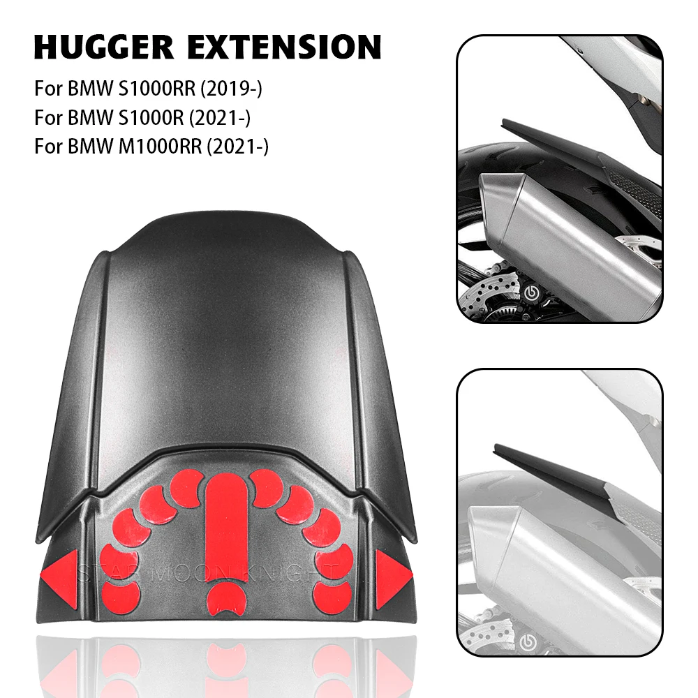 

Motorcycle Rear Fender Mudguard Extender Hugger Extension For BMW S1000R 2021- S1000RR 2019- M1000RR M 1000 RR S 1000 R RR