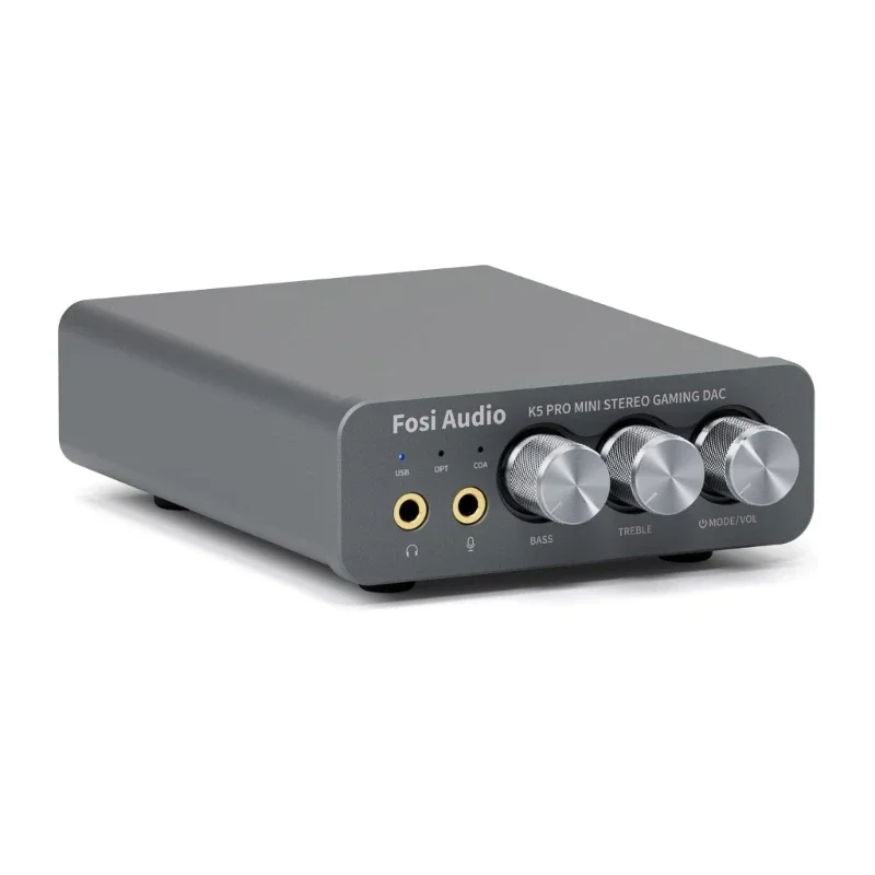 

K5PRO USB Gaming DAC With Microphone Headphone Amplifier Mini Audios DAC Upgrades Your Sound Journey Aluminum Alloy