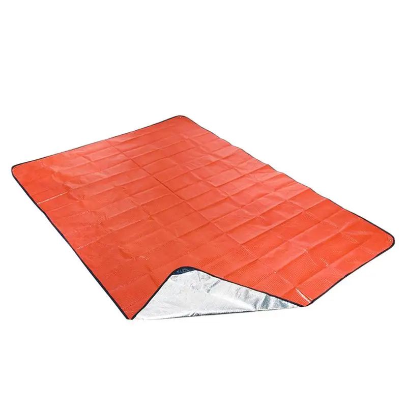 

Outdoor Survival Blanket Waterproof Blanket For Camping 59x82 Inch Thermal Reflective Tarp For Hiking Climbing Outdoor Survival