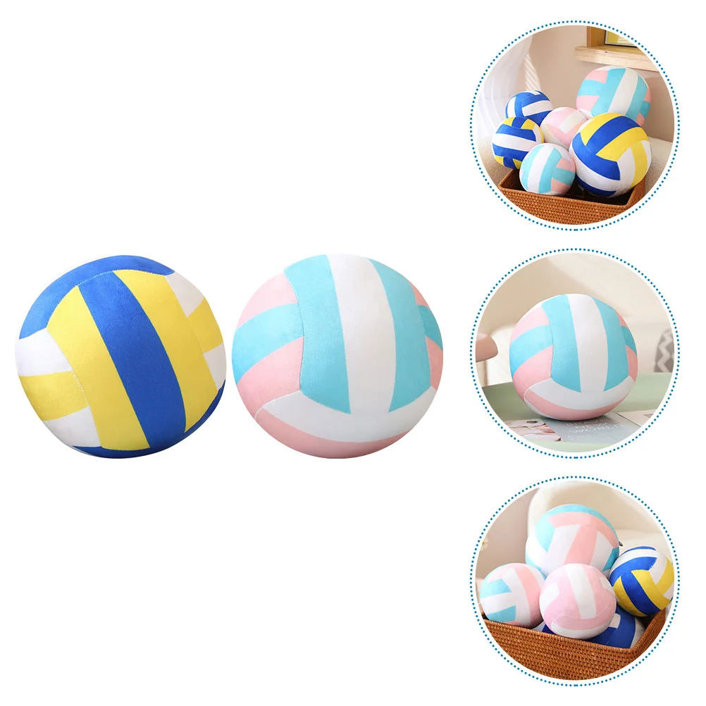 2-delige volleybal pluche sportkameraccessoires tiener spullen decor pluizig kind