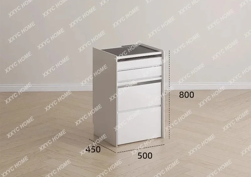 

A Minimalist solid wood bedside storage cabinet