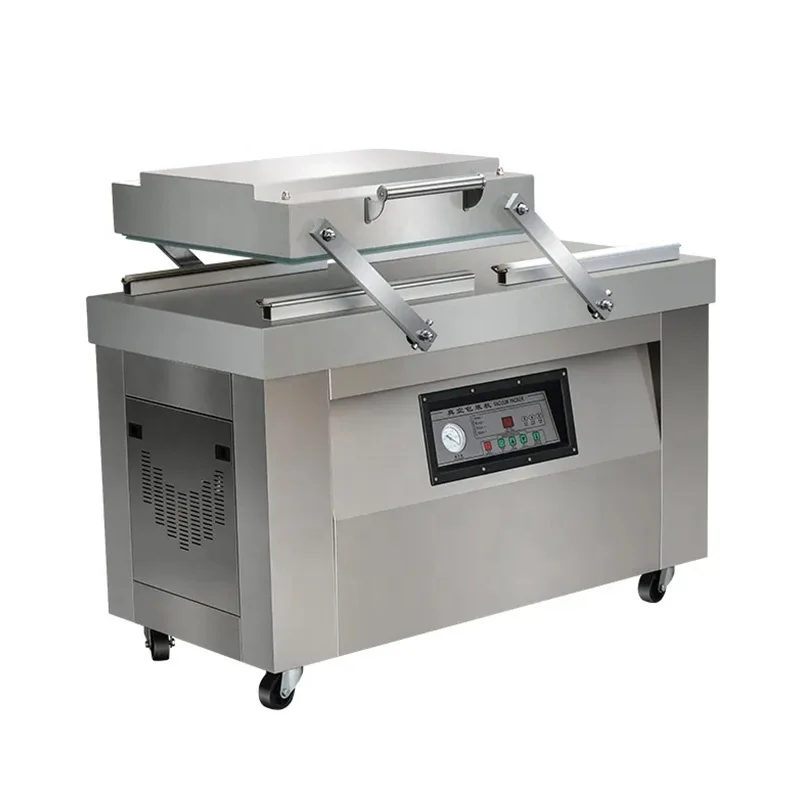 

Vacuum sealing machine packaging 400 double chamber fruit and vegetable meat vacuum packaging machine