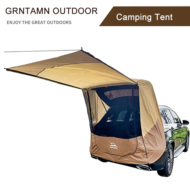 

GRNTAMN-Rainproof Car Tail Extension Tent, Outdoor Travel Trunk Tent, Self-Driving Tour, Barbecue, Camping, Car Tail Extension