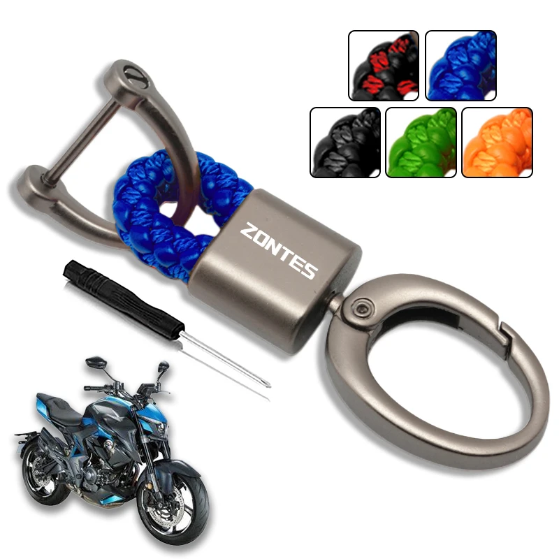 For Zontes ZT 250 S 310T 310R 310R2 Motorcycle Keychain Multifunctional Zinc Alloy Key Ring Chain Car Play Keyring