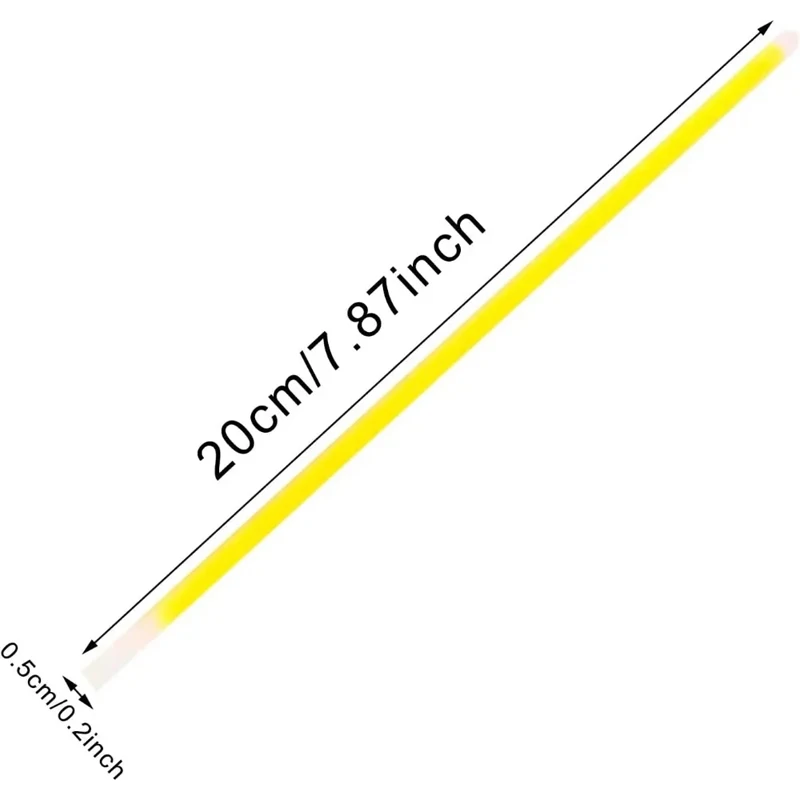 100 stks Night Glow Feestartikelen met Connectors Kinderen of Volwassen Party Glow Kettingen en Armbanden Party Decoratie Glow Gift