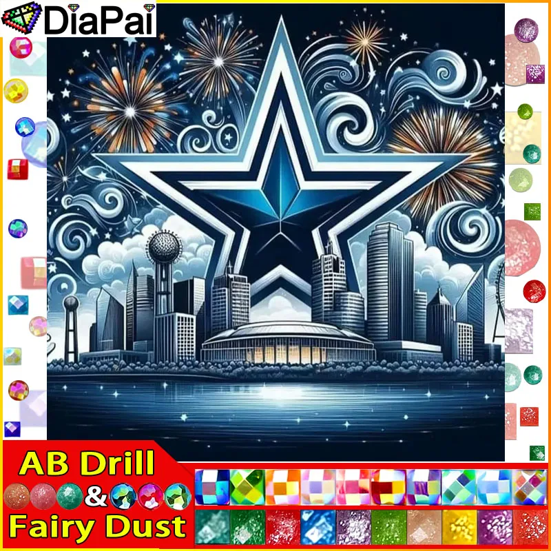 DiaPai Fairy Dust AB 5D Diy Diamond Painting Cross Stitch 