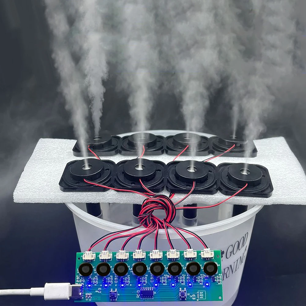 DC 5V 12W Spray Humidifier Module Atomization Control Board Ultrasonic Atomizer Supports Fast Charging Type C Interface image 2