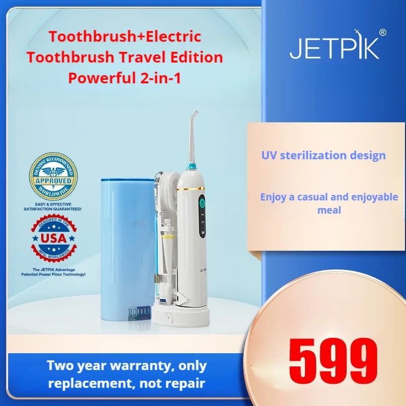 

Jetpic jp250 solo new design dental care oral irrigator power jettext water flosser