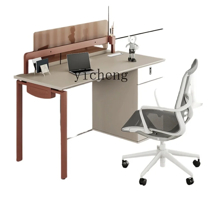 XL Modern Office Booth Station Work Position Single Table and Chair Combination Extension Position