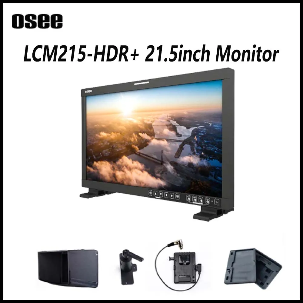 

OSEE LCM215-HDR+ 21.5inch Monitor 1500nits HDR Field Production Kit 1920X1080 HDMI-compatible & SDI FOR FUJI/GoPro/JVC/RED/Sony