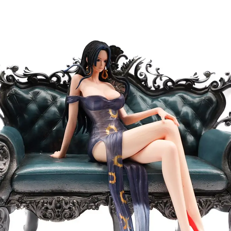 

One Piece Boya Hancock Sexy Sofa Empress Handmade Series Anime Peripheral Personalized Desktop Ornament Holiday Gift