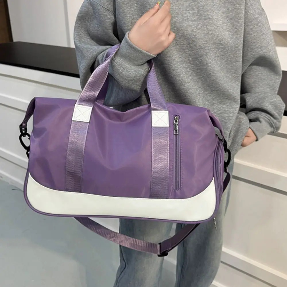 Nylon Yoga Training Bag Large Capacity Multifunctional Sports Fitness Bag Waterproof Portable Travel Tote Bag Business