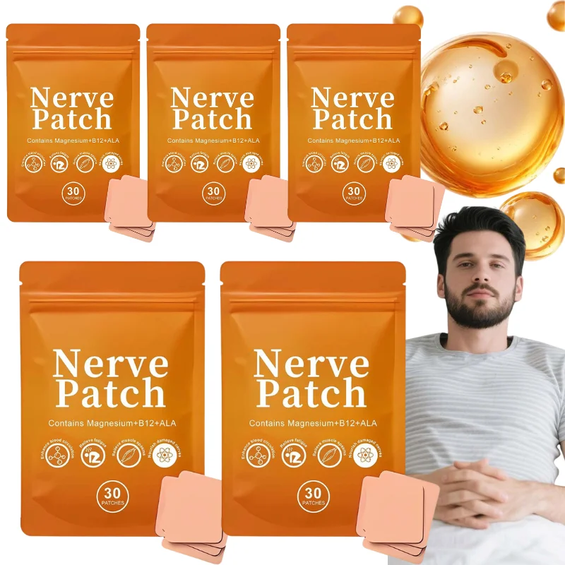 Soothing Neurasthenia Headache Sleep Aid Patch Relieve Stress Anxiety  Portable Self Adhesive Skin Patch For Body Nerve Care