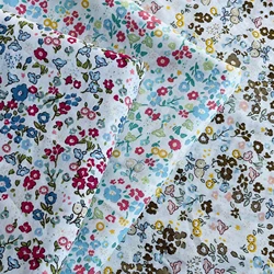 145x50cm New Floral 100% Cotton 60S Like Liberty Fabric Digital Printing For Sewing Cloth Dresses Skirt Kids Designer Purses