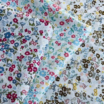 145X50Cm Nieuwe Bloemen 100% Katoen 60S Als Liberty Stof Digitale Bedrukking Voor Het Naaien Van Stoffen Jurken Rok Kids Designer Portemonnees