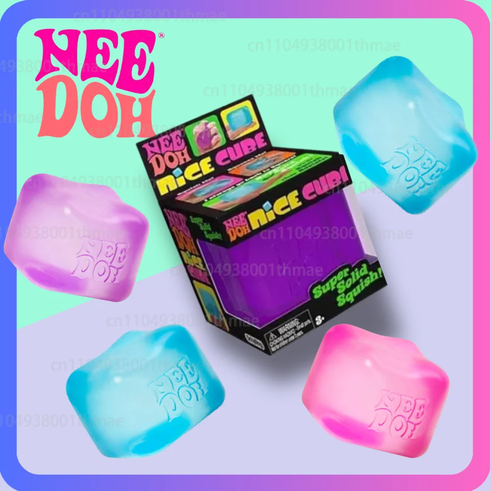 Image of 2026 Heißer Schylling Needoh Nice Cube Stressabbau-Sensorikspielzeug für ADHS, Konzentration und Angstlinderung, Unisex Fidget-Tool, weiches Squishy-Schreibtischspielzeug