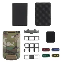 Tactical Accessories Modular Battery Box Reserved Keyhole Molle Mounted Two Kinds of Interior Multifunctional Storage