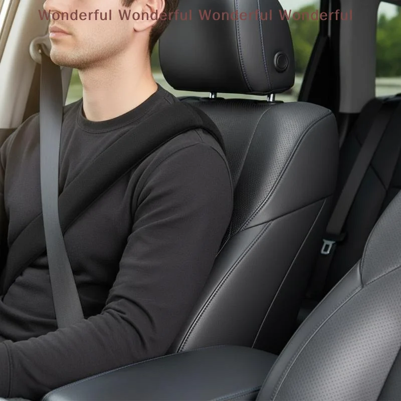1/2pcs Seat Belt Covers with Soft Padding for a Comfortable Car Experience - view 3