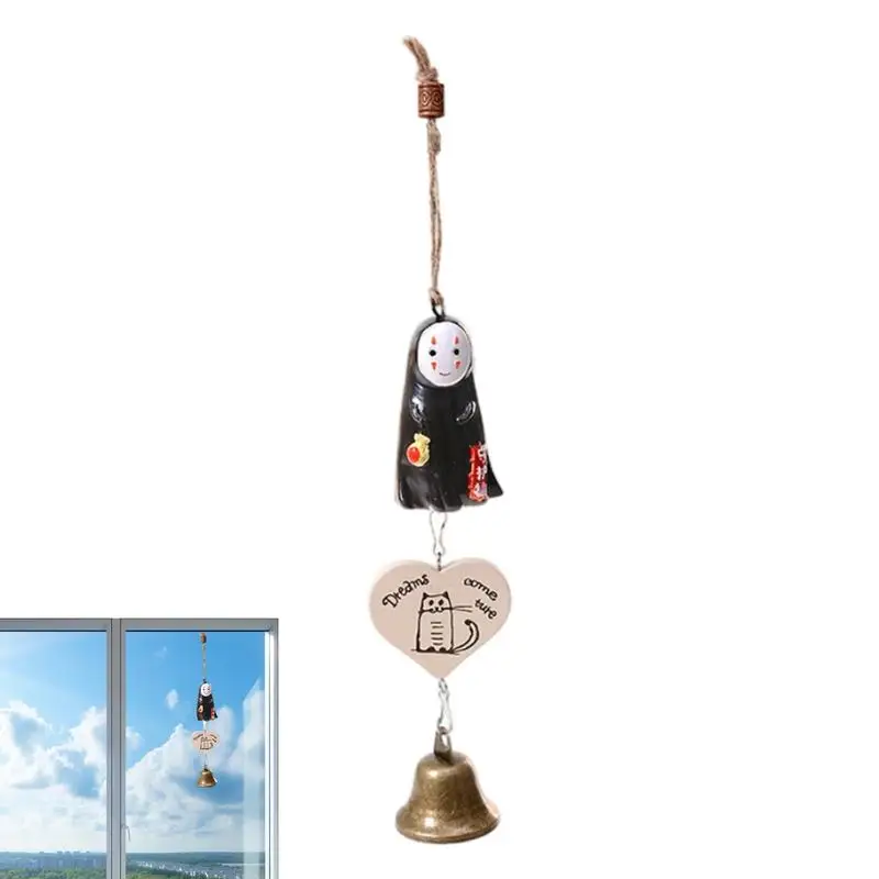 Wind Chimes For Outside Cartoon Statue Outdoor Windbell Outdoor Decor Hangable Bells For Terrace Musical Windchime For Garden