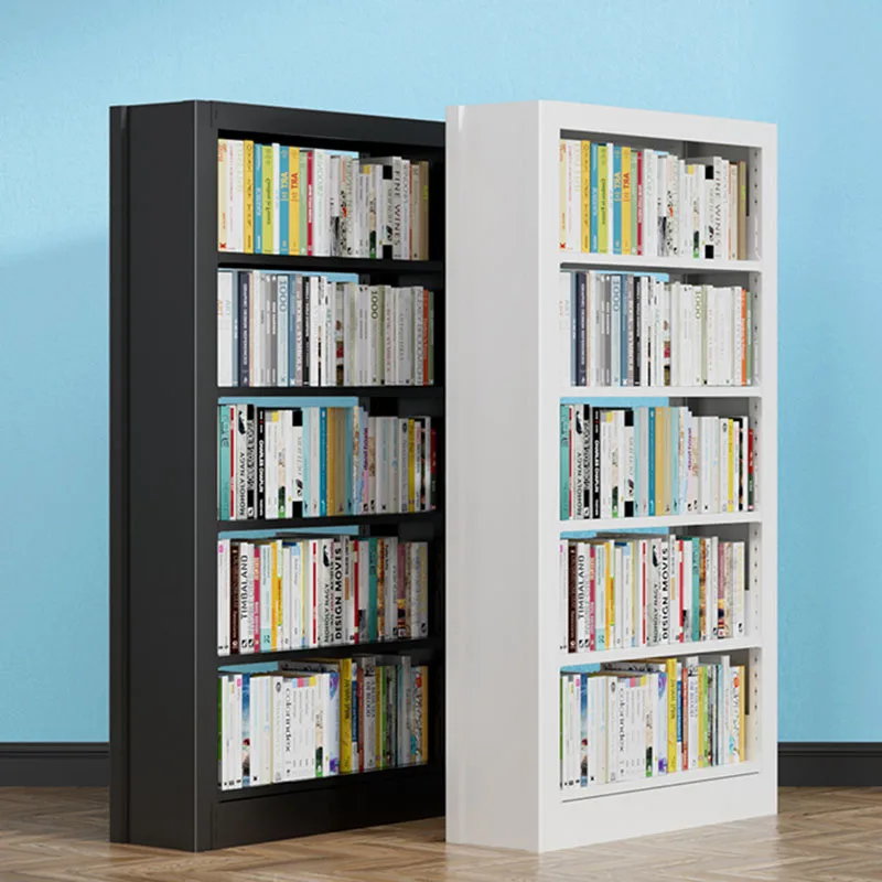 Collect Bookcases White Display Minimalist Rack Floor Modern Bookshelf Shelving Organizer Muebles Para El Hogar Room Furniture image 2