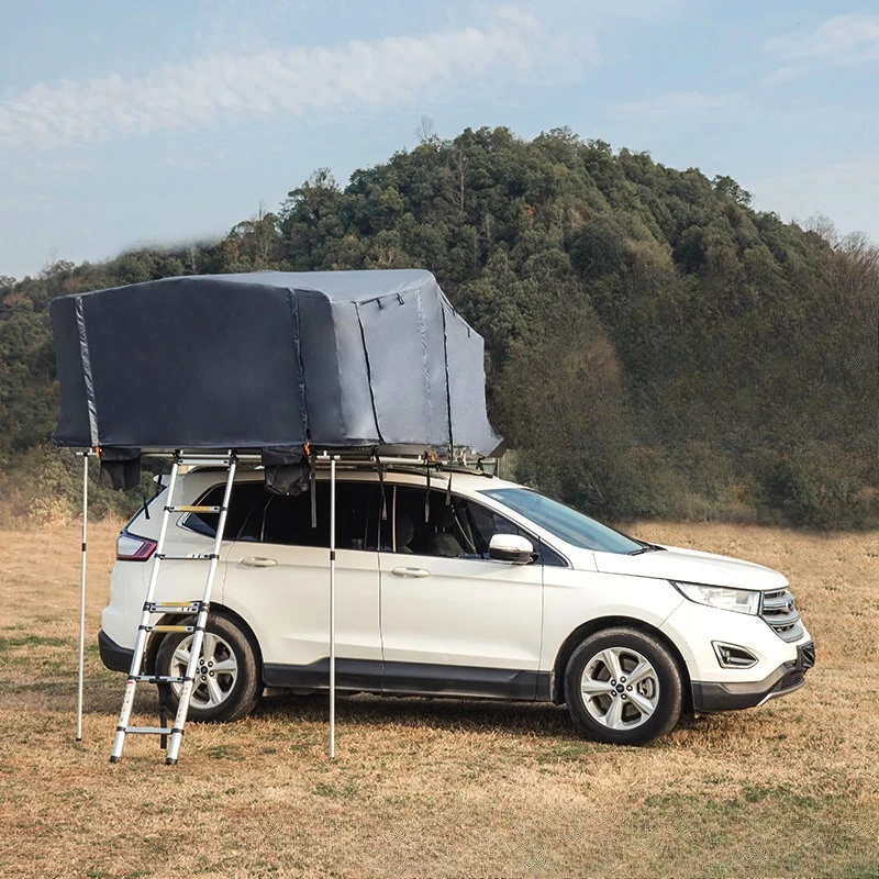 

Large space for 4-6 people, automatic speed driving roof tent hard shell folding customer self-driving camping