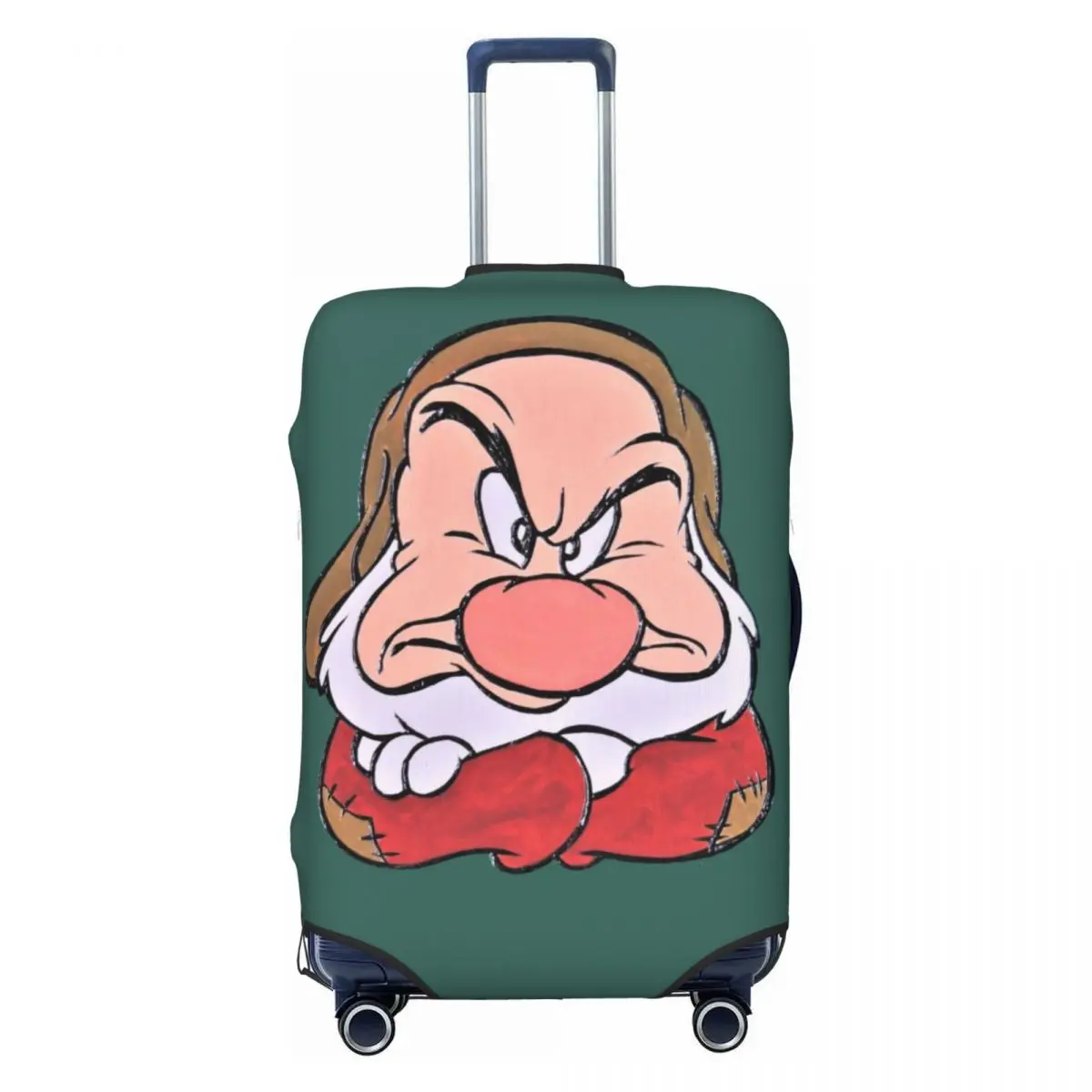 

Пользовательский чехол для багажа «Белоснежка и семь гномов», Защитный чехол для дорожного чемодана с забавным мультяшным рисунком для 18-32 дюймов