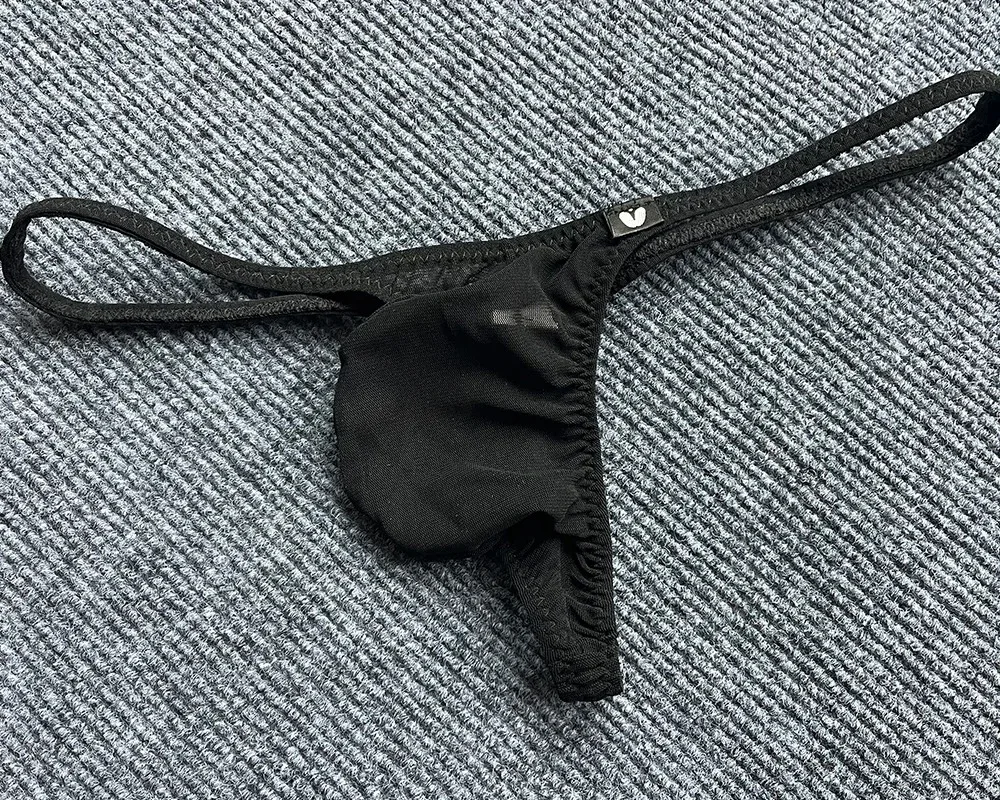 Mens Sexy Mesh Transparent Thongs Underwear Elastic Sex Gay Men Colors Joy Underwear Show Cockring String Homme Undies