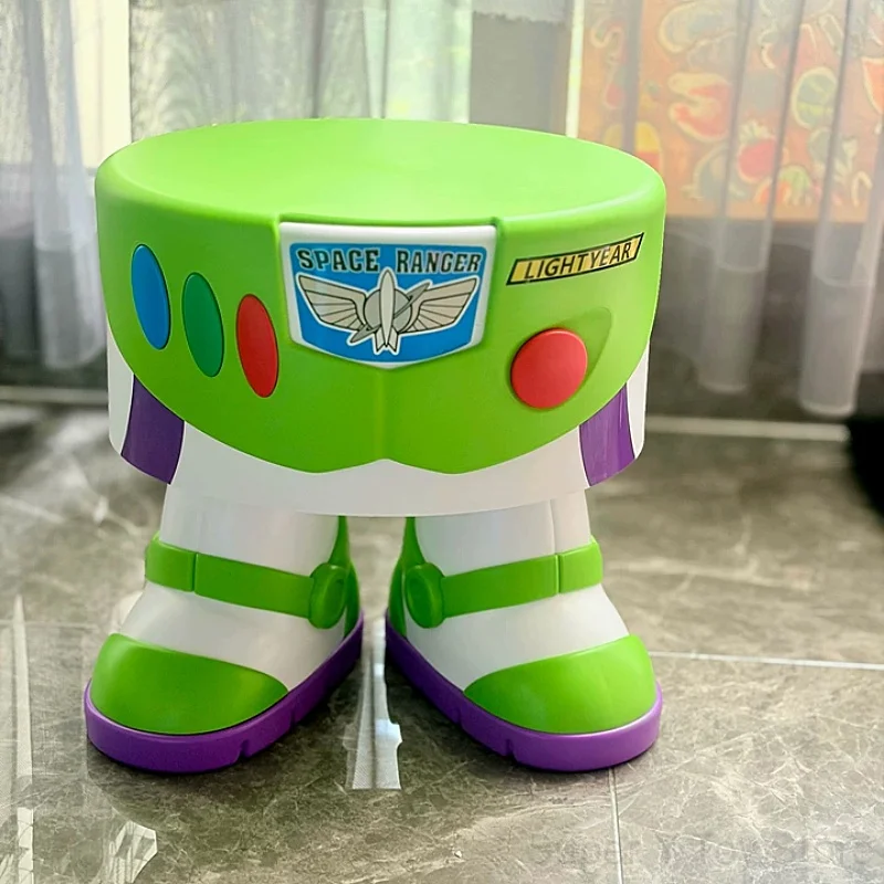 Sundayhome Toy Story 5 Buzz Lightyear Small Stool 100kg Load Bearing 32cm Seat Height Entryway Shoe Changing Home Decor Ornament view 4