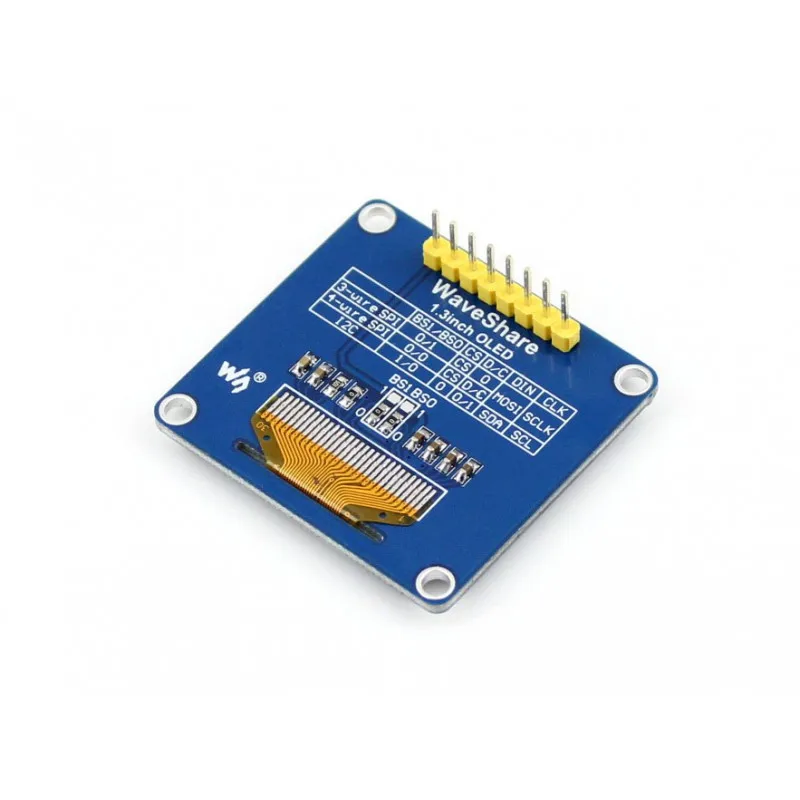 waveshare-oled-de-13-polegadas-b-interfaces-spi-i2c-pinheader-reto-vertical