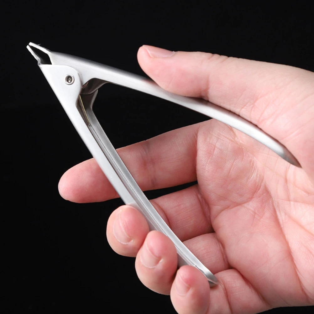 

Stainless Steel Opener Oyster Shucking Clamp Professional Clam Clip Wear Resistant Kitchen Bar Tools Silver Color