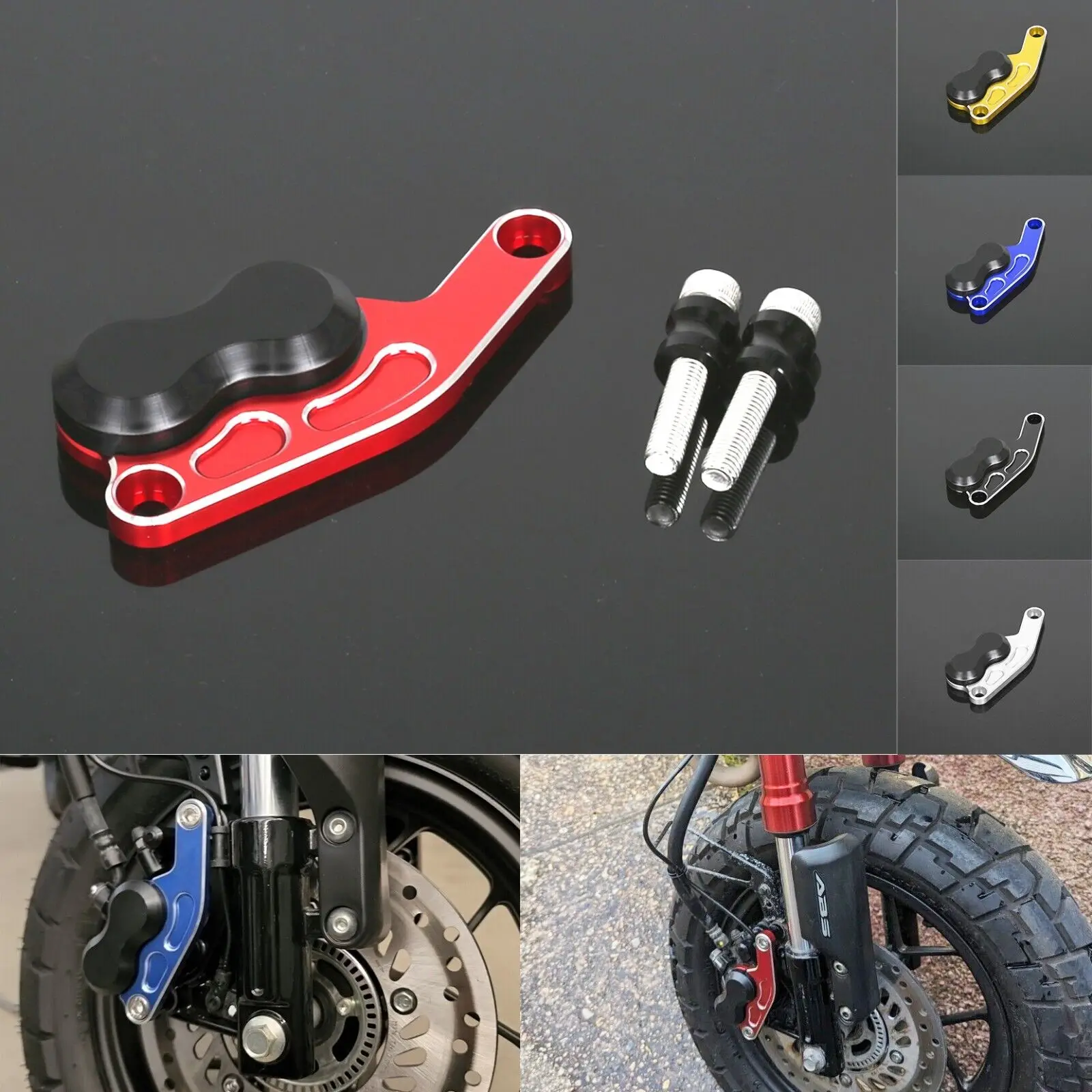 Motorcycle Front Wheel Suspension Arm Cover Brake Disc Rocker Guard Protect Slider Accessories For Honda Monkey 125 2018-2024