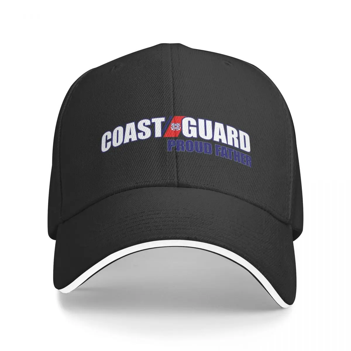 Coast Guard - Proud Father Baseball Cap Uv Protection Solar Hat beach hat Trucker Cap Women's Beach Outlet Men's