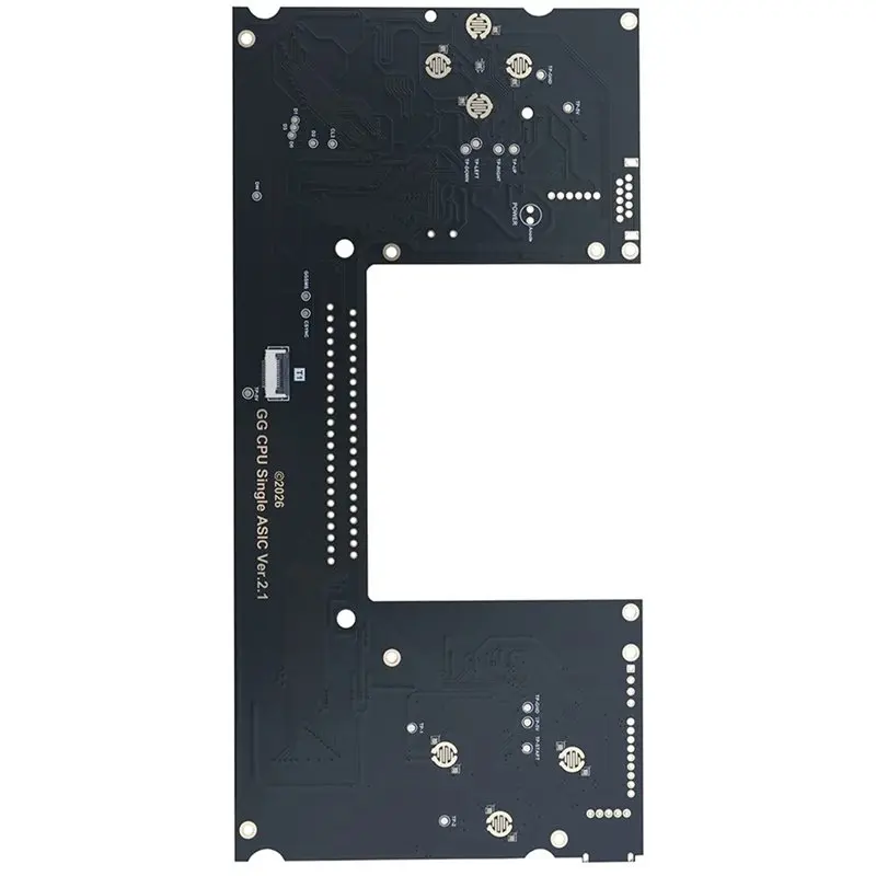 A42T-RGB Lighting Effect Replacement For Sega Game Gear GG Replaces SMT Soldered Motherboard Single Chip Main Board Black