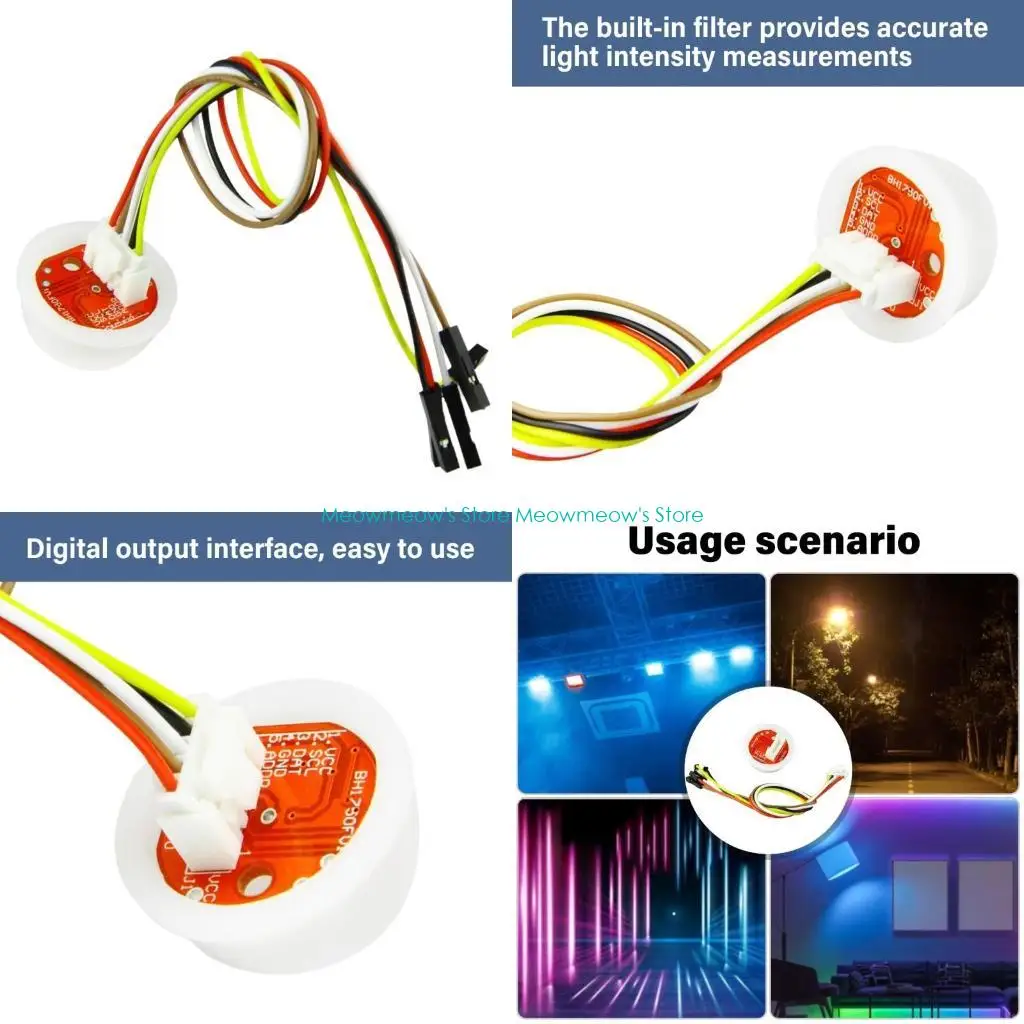 

W91A Модуль светодиода BH1750FVI, 2UNIT, для регламента и применения подсветки ЖК -дисплеев для платы по разработке