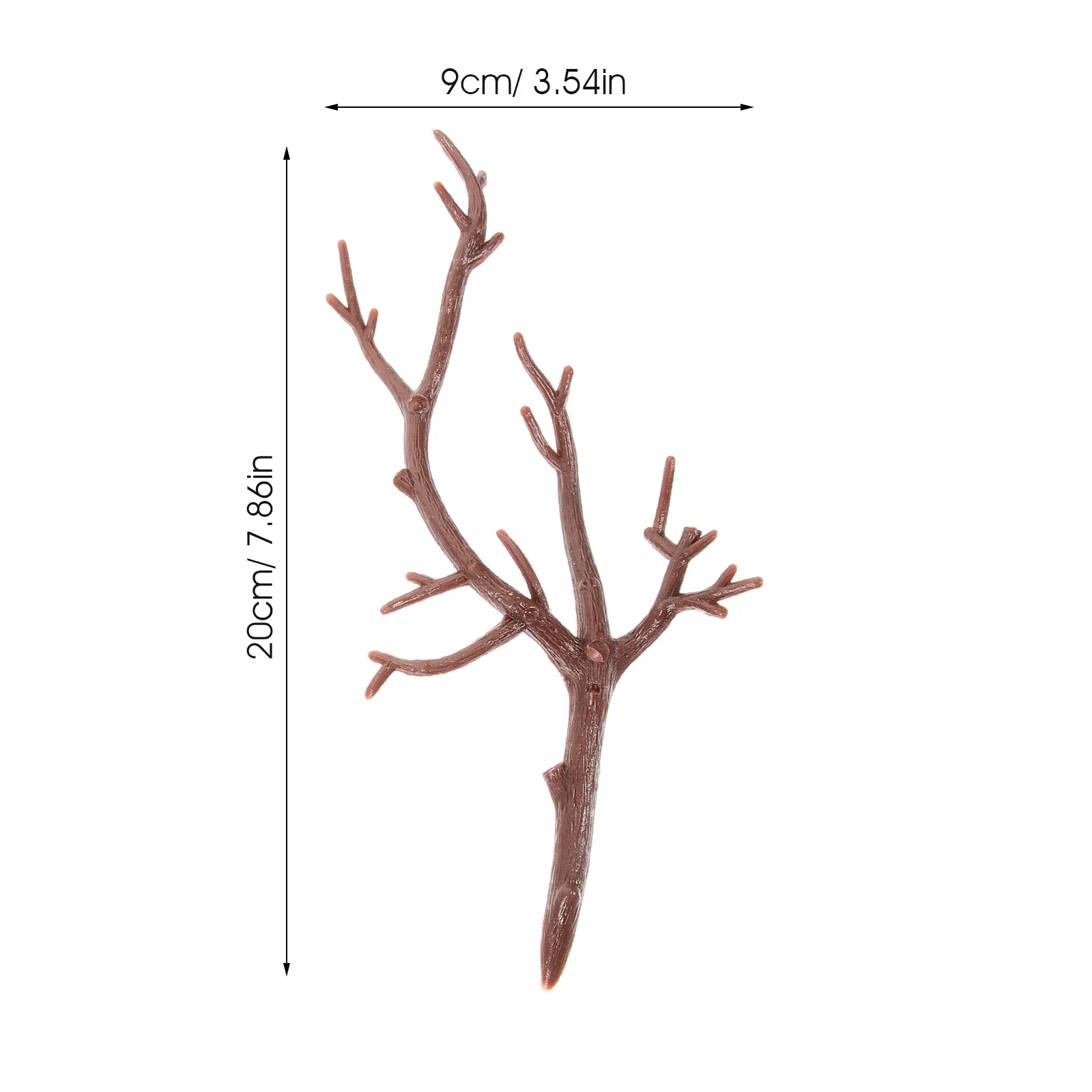 10 Stück künstliche Zweige Weihnachten Simulation Kunststoff Geweih Zubehör Schneemann Hand Arm DIY Anhänger Baum