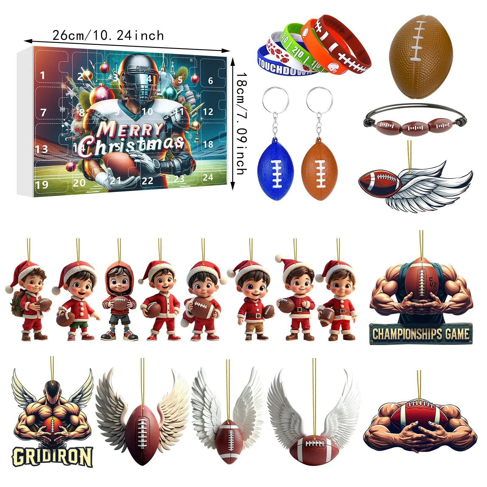 ปฏิทินนับถอยหลังวันสำคัญก่อนวันแต่งงาน ฟุตบอลแอดเวนท์ 2024 ปฏิทินนับถอยหลังคริสต์มาส 24 วัน ฟุตบอล รักบี้ นับถอยหลังวันคริสต์มาส หนังสือผ้าห่ม