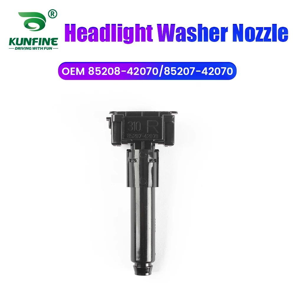 

Car Headlight Front Bumper Washer Spray Nozzle Jet Headlamp Pump Cover For OEM NO. 85208-42070 85207-42070