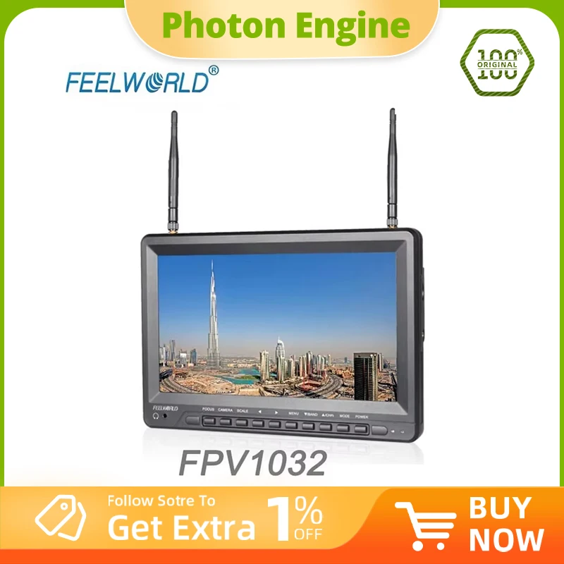 FEELWORLD FPV1032 10,1-Π΄ΡΠΉΠΌΠΎΠ²ΡΠΉ Π±Π΅ΡΠΏΡΠΎΠ²ΠΎΠ΄Π½ΠΎΠΉ IPS FPV-ΠΌΠΎΠ½ΠΈΡΠΎΡ 1024x600 ΡΠΎ Π²ΡΡΡΠΎΠ΅Π½Π½ΡΠΌ Π°ΠΊΠΊΡΠΌΡΠ»ΡΡΠΎΡΠΎΠΌ, Π΄Π²ΠΎΠΉΠ½ΠΎΠΉ 5,8G, 32-ΠΊΠ°Π½Π°Π»ΡΠ½ΡΠΉ ΡΠ°Π·Π½ΠΎΠΎΠ±ΡΠ°Π·Π½ΡΠΉ ΠΏΡΠΈΠ΅ΠΌΠ½ΠΈΠΊ FEELWORLD FPV1032 10,1-Π΄ΡΠΉΠΌΠΎΠ²ΡΠΉ Π±Π΅ΡΠΏΡΠΎΠ²ΠΎΠ΄Π½ΠΎΠΉ IPS FPV-ΠΌΠΎΠ½ΠΈΡΠΎΡ 1024x600 ΡΠΎ Π²ΡΡΡΠΎΠ΅Π½Π½ΡΠΌ Π°ΠΊΠΊΡΠΌΡΠ»ΡΡΠΎΡΠΎΠΌ, Π΄Π²ΠΎΠΉΠ½ΠΎΠΉ 5,8G, 32-ΠΊΠ°Π½Π°Π»ΡΠ½ΡΠΉ ΡΠ°Π·Π½ΠΎΠΎΠ±ΡΠ°Π·Π½ΡΠΉ ΠΏΡΠΈΠ΅ΠΌΠ½ΠΈΠΊ