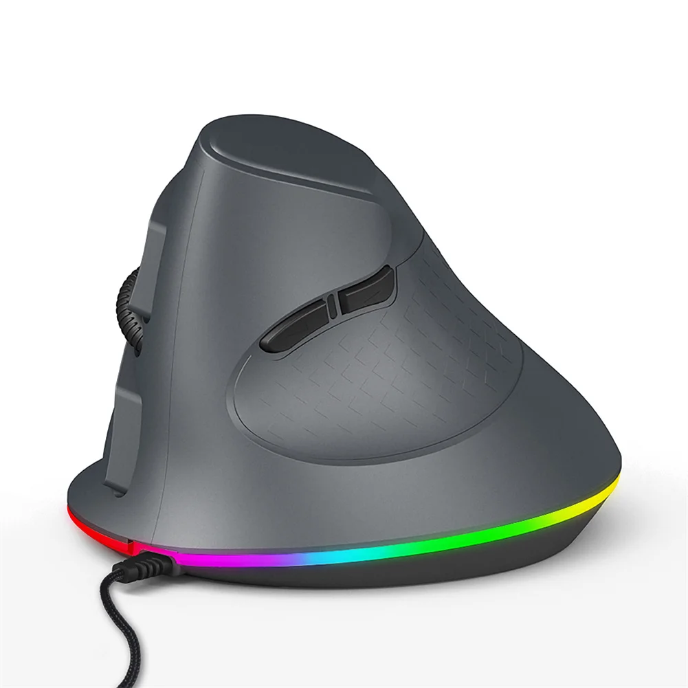 Эргономичная Вертикальная мышь T25, 125 Гц, 7200DPI, 11 режимов RGB