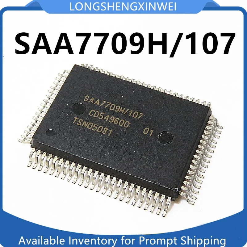 1PCS SAA7709H/107 SAA7709H  Digital Signal Processor New QFP-80 Original