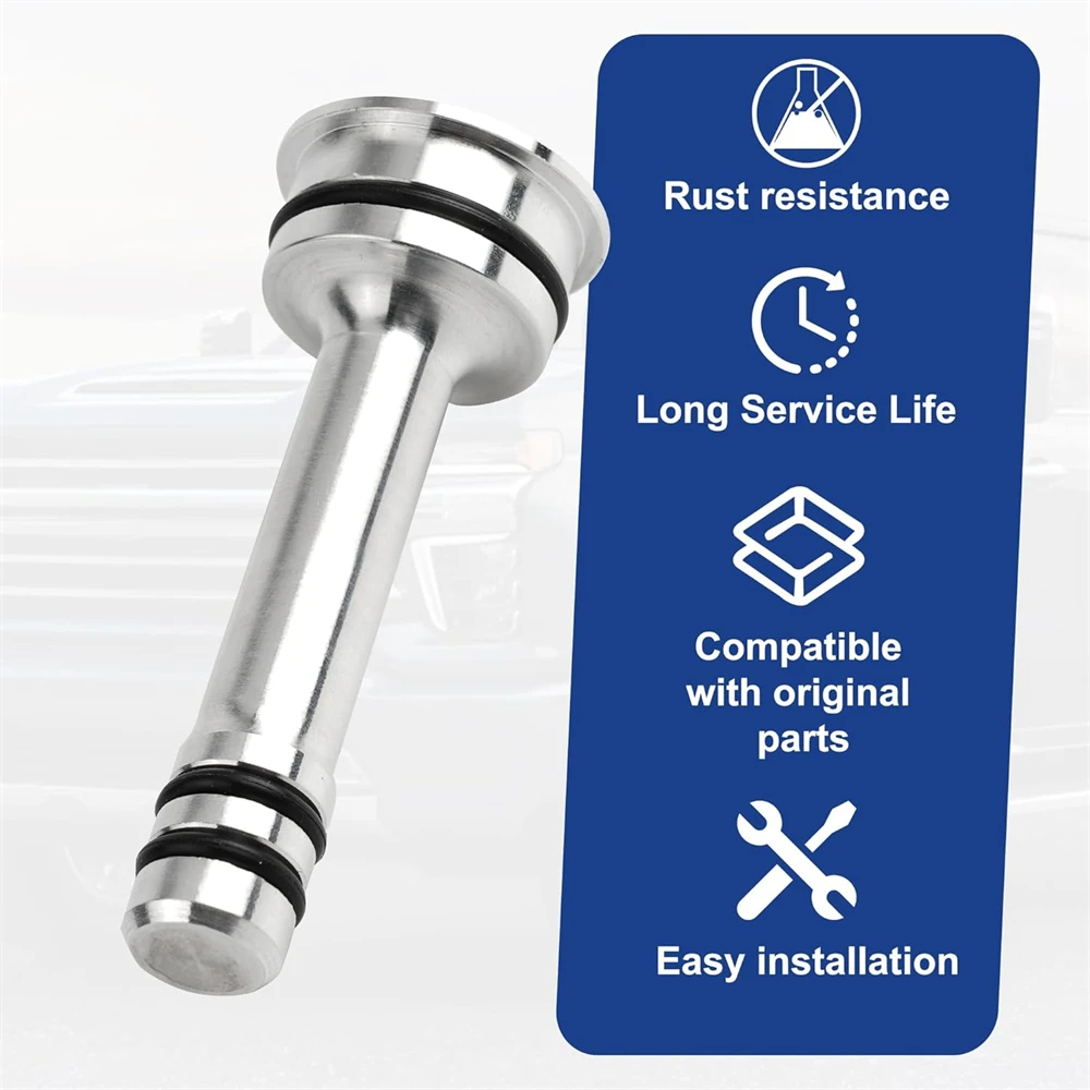 ​Transmission Cooler Barbell for GM 6L80 / 90 and 8L90 Thermostat Bypass Plug with Buna O-rings CNC Machined Aluminum