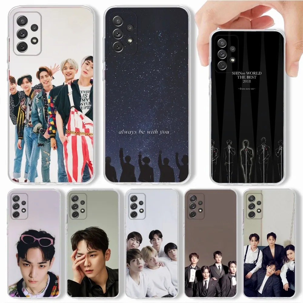 K-KPOP SHINee Phone Case For Samsung,Galaxy,S20,S21,S22,S23,Fe,Lite,Plus,Ultra Note Shell