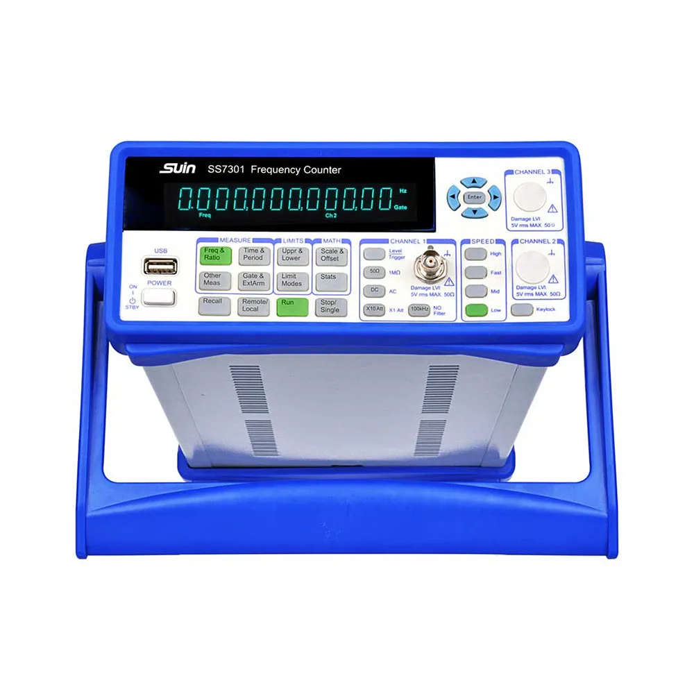 SS7301 Frequency Counter 10 Digits/s Frequency Meter 0.001Hz - 200MHz