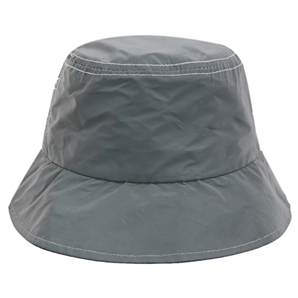 

Glow-in-the-dark Bucket Hat Durable Polyester Kids Fisherman Cap Night Safety Luminous Korean Design Sun Protection Parent-child