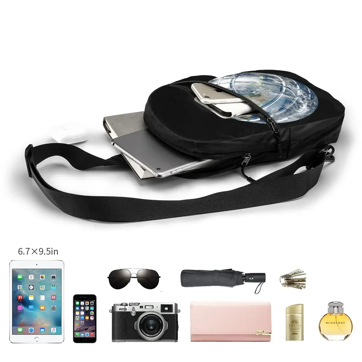 Petanque Tas Dada Pria Selempang Ransel Selempang Tas Dada Bepergian Mendaki Tas Bahu Daypack