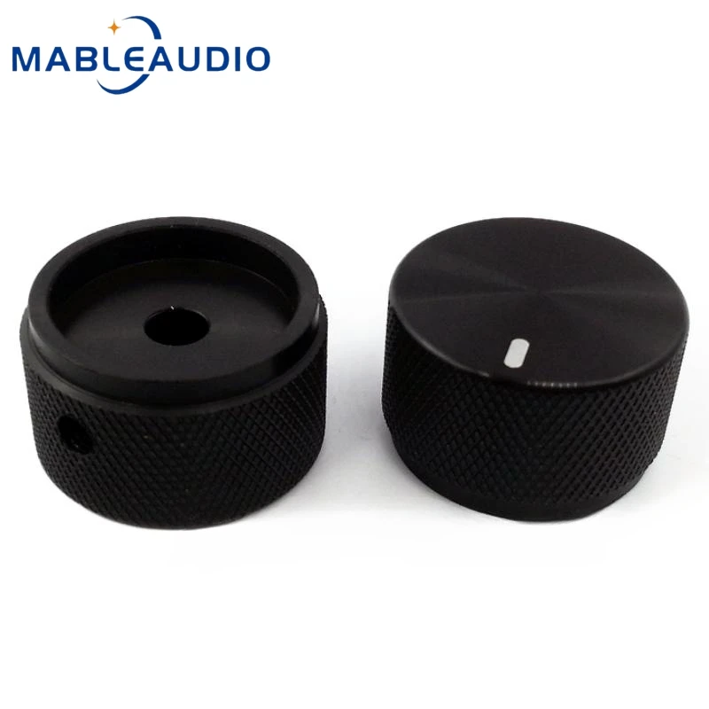 1 Stück 30x18mm Aluminium legierung Voll knopf Gitarren effektor Volumen potentiometer Hifi Sound verstärker Rändel knopf – Detail 6