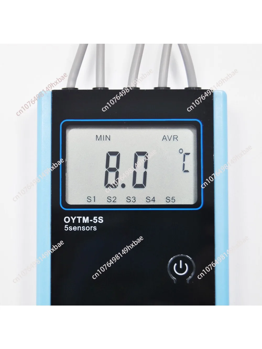 High precision electronic multi-point thermometer portable multi-probe thermometer for laboratory use