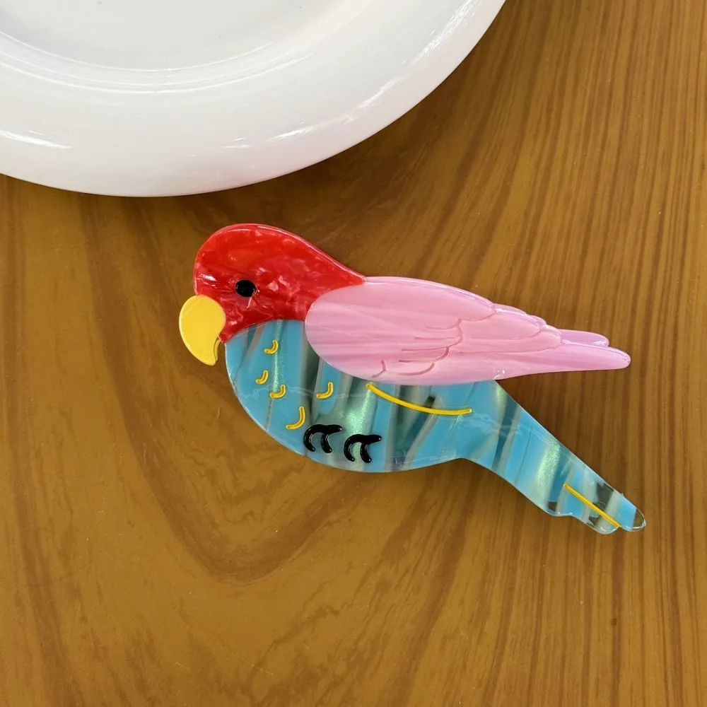 Cute Cartoon Animal Shark Clip Woodpecker Korean Style Acetic Acid Hair Claw Creative Headwear Swallow Bird Hair Claw Female